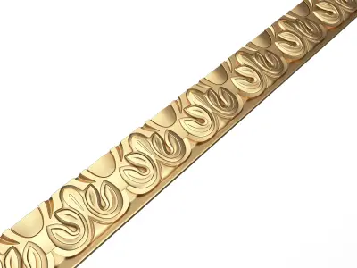 Ornament Element Molding 04 Low-poly 3D model