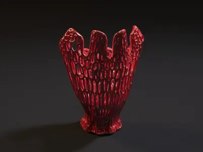 Decorative vase 3D print model purchase