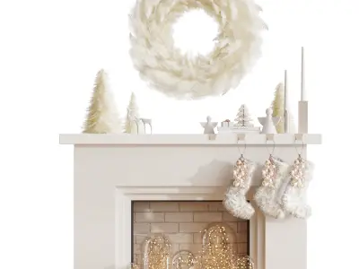 Christmas set 3D model