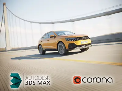 Bridge 3D Scene for Automotive 3D model