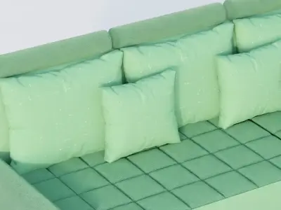 Flexform Greeneville Sofa 3D model