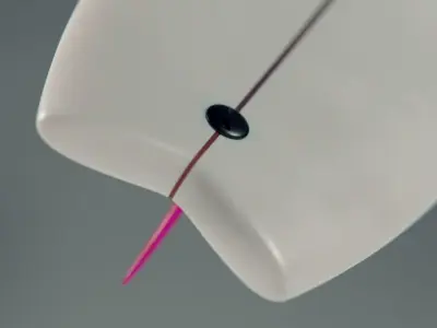 Surf Surfboard Shortboard DHD pro series Low-poly 3D model