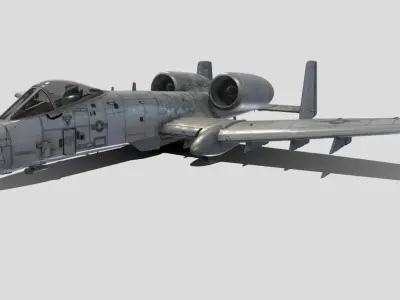 3D printed replica of the fearsome A-10 3D print model