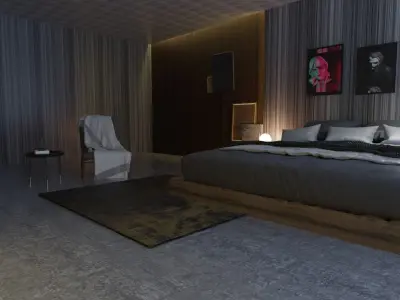 LUXURY BEDROOMS 3D model
