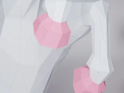 Unicorn or Horse Low Poly 3d Model 3D model