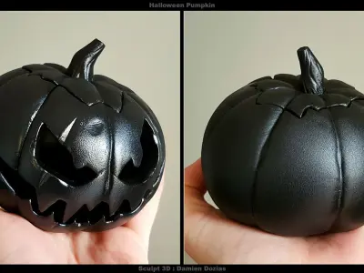 Halloween Pumpkin Free 3D print model