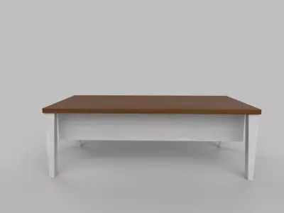 table coffee Low-poly 3D model