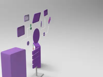 NFT 3D person Free low-poly 3D model