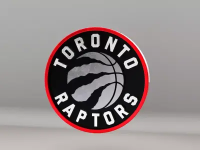 NBA Toronto Raptors Logo 3D model