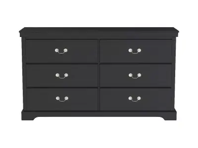 Homelegance Bedroom Dresser 1519BK-5 3D model