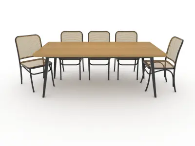 Dining Set 7 3D model