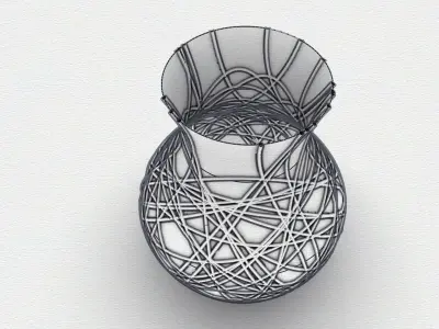 Vase Design Parametric Design Grasshopper Rhino Files Download 3D model