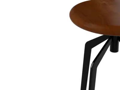 Benjamin Bar Stool 3D model