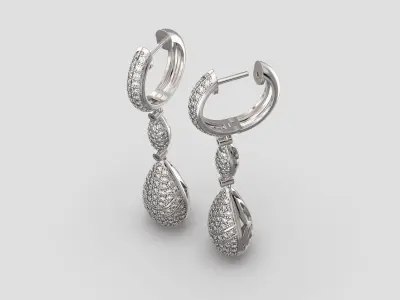 ER 191 earring 3D print model