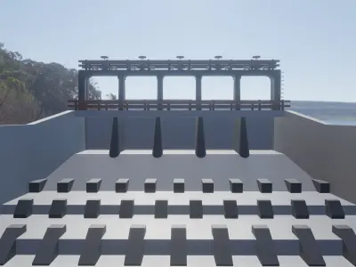 Water Dam Sluice Gate Free low-poly 3D model