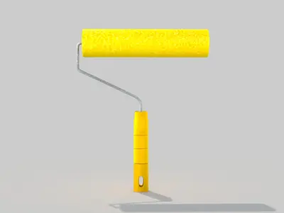 Paint Roller 3D model