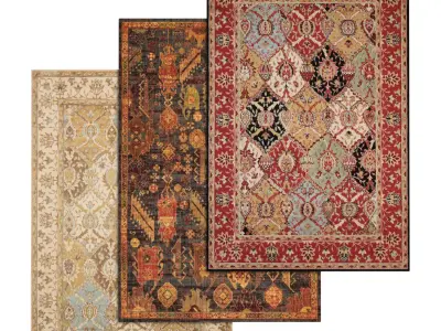 Rug Set 1110 3D model