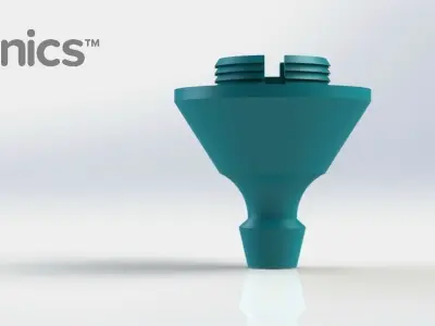 Drip Emitter V2 -No wings - 3Dponics Emitters and Plugs Free 3D print model