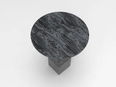 Facy Side Table Low-poly 3D model