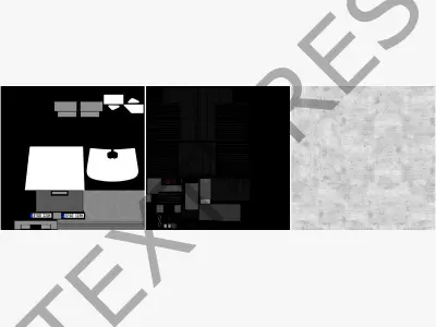 Generic Cabriolet Rigged 3D model