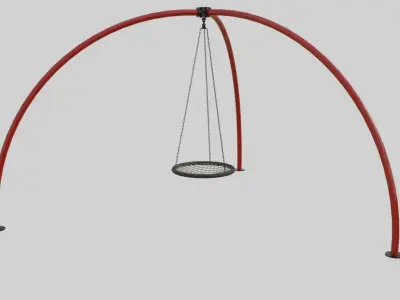 Playground Portal Swing - 03 3D model