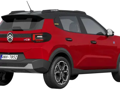 Citroen e-C3 2024 3D model