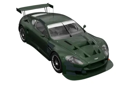Aston Martin - 2009 - DBR9 Racing Low-poly 3D model