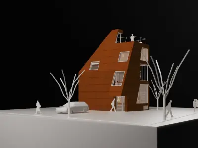 House and Atelier Bow Wow 3D model