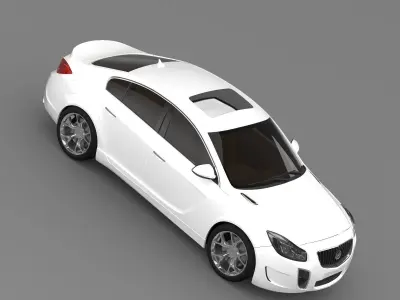 Buick Regal GS 2011-2013 3D model