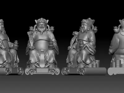 land god  3D print model