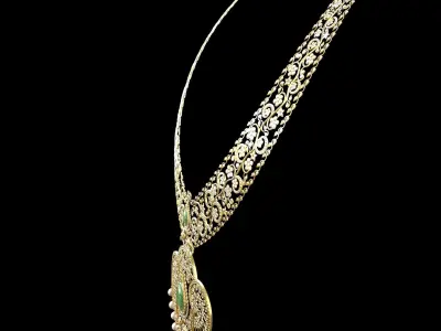 Diamond Necklace 3D model