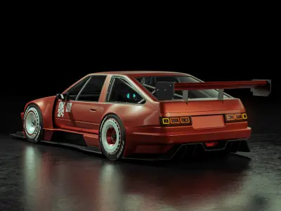 Toyota AE86 Vision 3D model