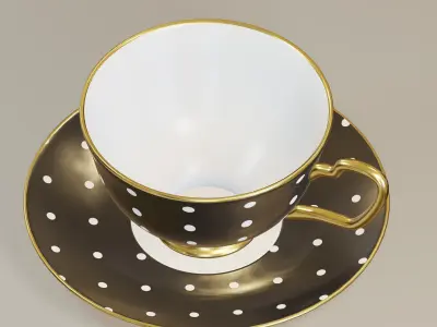Polka Dot Cup 3D model