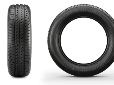 Bridgestone B250 Tire 3D Model 3D model