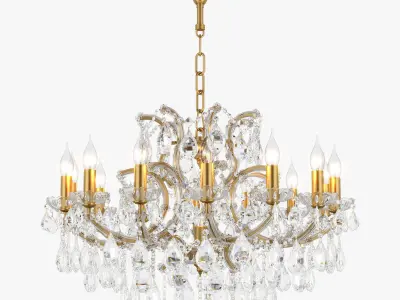 775153 Champa Osgona Chandelier 3D model