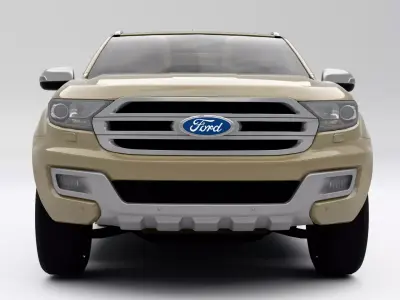 Ford Everest Endeavour 2018 Low-poly 3D model