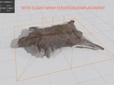 animal pelts volume one Unreal and Unity  Low-poly 3D model