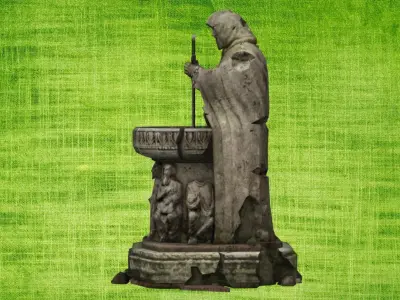 pack Architecture element 01 - 04 Low-poly 3D model