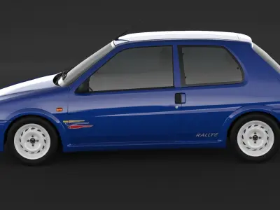 Peugeot 106 RALLYE 3D model