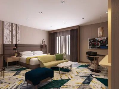 Hotel - Luxury Wealthy Suite Scene and Bathroom 3D model