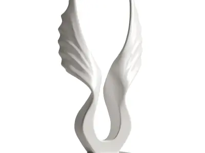 Decorative Abstract Sculpture 04 3D model