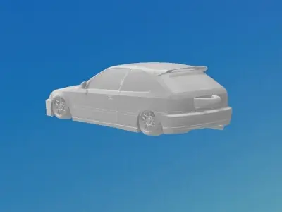 EK9 KEYCHAIN 3D print model