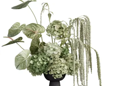 Flower In Vase 83 3D model