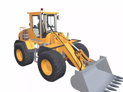 Loader Low-poly 3D model