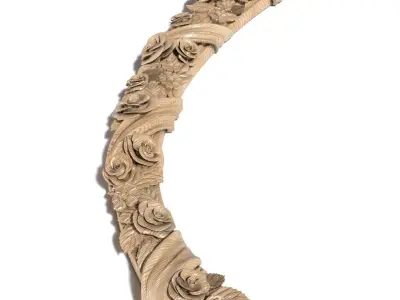 Frame-004 ornate bangle 3D model