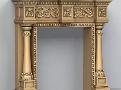 Fireplace 002 3D model