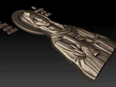 Saint Susanna the Myrrhbearer 3D print model