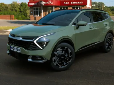 KIA Sportage X-Pro 2023 3D model