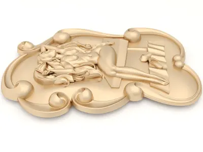 Panel 5 - Nude Woman 3D model