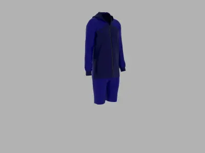 Sport Suit Low-poly 3D model 52